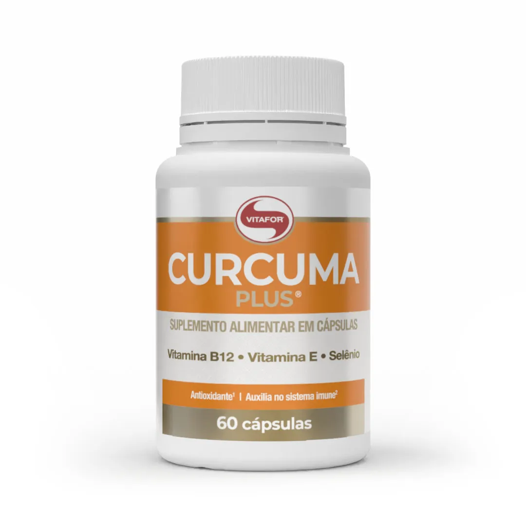 Curcuma Plus - 1 Pote (60 cápsulas) - Vitafor