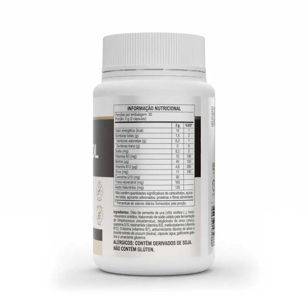 RESVERATROL PLUS - Aproveite a vida em todas as fases